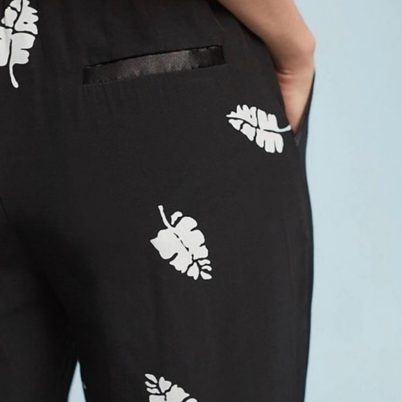 Anthropologie Capulet Zsa Zsa Feather Print Pants - Picture 4 of 12